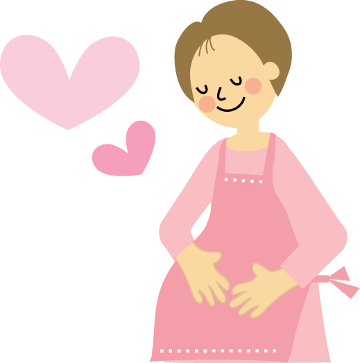 妊婦 妊娠中 のイラスト 無料 フリー素材