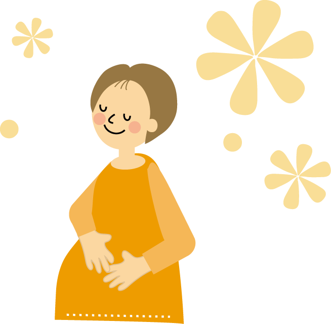 妊婦 妊娠中 のイラスト 無料 フリー素材