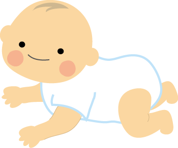赤ちゃんのイラスト ｂａｂｙ 無料イラスト フリー素材 はいはい