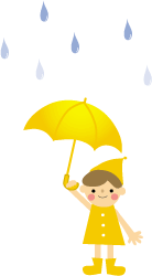 梅雨・雨・傘のイラスト1